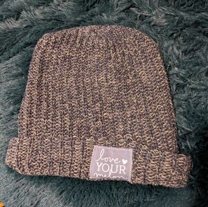 Black and Gold LYM beanie